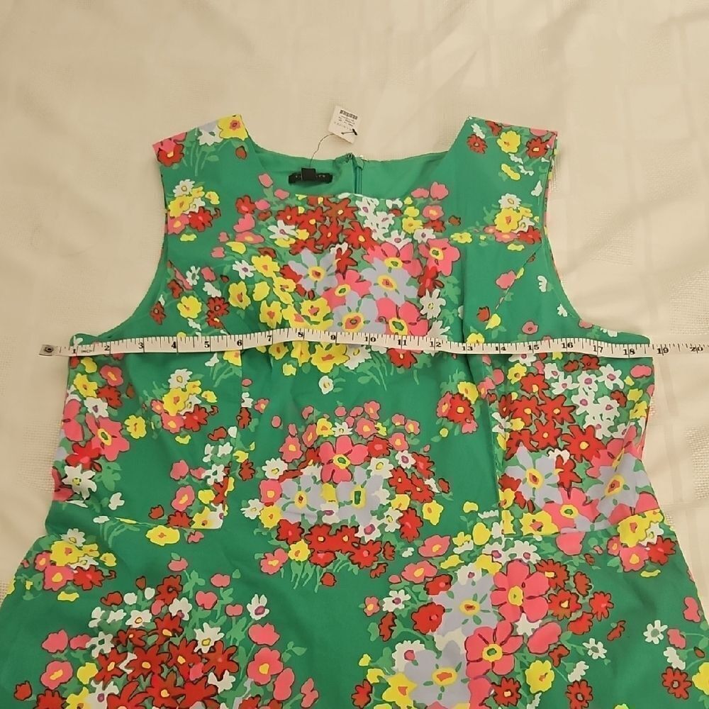 Talbots Floral Sleeveless Dress- Women's Summer Casual Sundress 12P - Picture 9 of 16